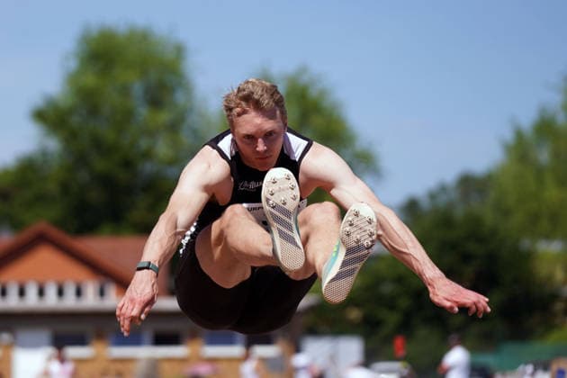 Athletics, athletics, B U S Kurpfalz Gala , 23 05 2026 , Sepp Herberger Stadium Weinheim, Weirsprung Luca Herden, LG Brillux Münster