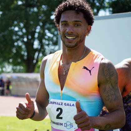 Athletics, athletics, B U S Kurpfalz Gala , 23 05 2026 , Sepp Herberger Stadion Weinheim, Joshua Harmann ASV Köln