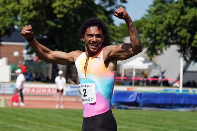 Athletics, athletics, B U S Kurpfalz Gala , 23 05 2026 , Sepp Herberger Stadium Weinheim, Joshua Hartmann, ASV Köln