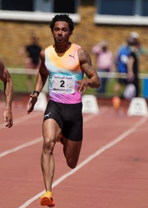 Athletics, athletics, B U S Kurpfalz Gala , 23 05 2026 , Sepp Herberger Stadion Weinheim, 100m Joshua Hartmann, ASV Köln