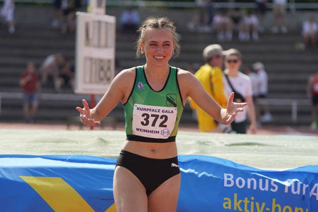 Leichtathletik, athletics, B U S Kurpfalz Gala , 23 05 2026 , Sepp Herberger Stadion Weinheim, high jump women joana Herrmann, SV Teuto Riesenbeck,