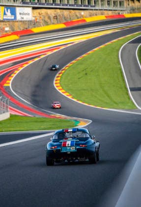 LE MANS CLASSIC SERIES 2026 - SPA-CLASSIC 36 THIRIET Pierre (fra), LENOIR Philippe (fra), Jaguar E-Type 3.8 1963, Sixties Endurance, action during the 2026 Spa-Classic, 2nd round of the Le Mans Classic Series 2026, from May 22 to 24 in Circuit de Spa-Francorchamps, in Stavelot, Belgium - StavelotBelgium  Copyright: xDamienxSaulnierx