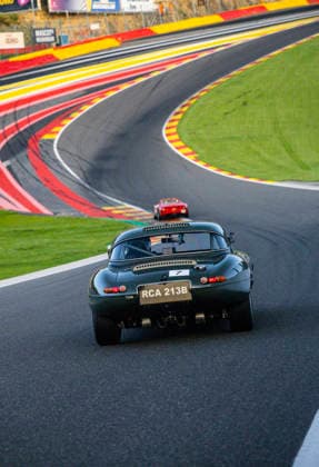 LE MANS CLASSIC SERIES 2026 - SPA-CLASSIC 07 GAYE Vincent (bel), Jaguar E-Type 3.8 1965, Sixties Endurance, action during the 2026 Spa-Classic, 2nd round of the Le Mans Classic Series 2026, from May 22 to 24 in Circuit de Spa-Francorchamps, in Stavelot, Belgium - StavelotBelgium  Copyright: xDamienxSaulnierx