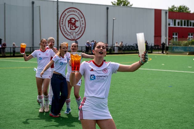 BHC 1 Ladies Club Raffelberg Field Hockey, 2 Playdown Match, 1 Bundesliga, Women Bremen, Germany, 23 05 26 BHC 1 Ladies Club Raffelberg at Bremer Hockey Club e V on 23 05 2026 in Bremen, Germany Photo by Axel Kaste Bremen Bremer Hockey Club e V Free Hanseatic City of Bremen Germany BHC Damen - Raffelberg 3-1 23.5.26 LR-4898