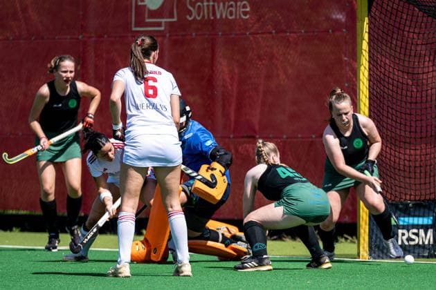 BHC 1 Ladies Club Raffelberg Field Hockey, 2 Playdown Match, 1 Bundesliga, Women Bremen, Germany, 23 05 26 BHC 1 Ladies Club Raffelberg at Bremer Hockey Club e V on 23 05 2026 in Bremen, Germany Photo by Axel Kaste Bremen Bremer Hockey Club e V Free Hanseatic City of Bremen Germany BHC Damen - Raffelberg 3-1 23.5.26 LR-4360