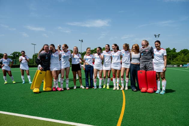 BHC 1 Ladies Club Raffelberg Field Hockey, 2 Playdown Match, 1 Bundesliga, Women Bremen, Germany, 23 05 26 BHC 1 Ladies Club Raffelberg at Bremer Hockey Club e V on 23 05 2026 in Bremen, Germany Photo by Axel Kaste Bremen Bremer Hockey Club e V Free Hanseatic City of Bremen Germany BHC Damen - Raffelberg 3-1 23.5.26 LR-4944