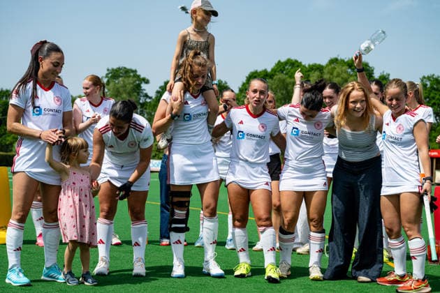 BHC 1 Ladies Club Raffelberg Field Hockey, 2 Playdown Match, 1 Bundesliga, Women Bremen, Germany, 23 05 26 BHC 1 Ladies Club Raffelberg at Bremer Hockey Club e V on 23 05 2026 in Bremen, Germany Photo by Axel Kaste Bremen Bremer Hockey Club e V Free Hanseatic City of Bremen Germany BHC Damen - Raffelberg 3-1 23.5.26 LR-4946