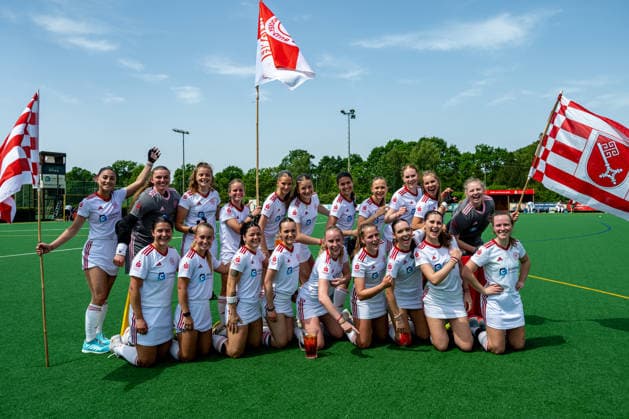 BHC 1 Ladies Club Raffelberg Field Hockey, 2 Playdown Match, 1 Bundesliga, Women Bremen, Germany, 23 05 26 BHC 1 Ladies Club Raffelberg at Bremer Hockey Club e V on 23 05 2026 in Bremen, Germany Photo by Axel Kaste Bremen Bremer Hockey Club e V Free Hanseatic City of Bremen Germany BHC Damen - Raffelberg 3-1 23.5.26 LR-4966