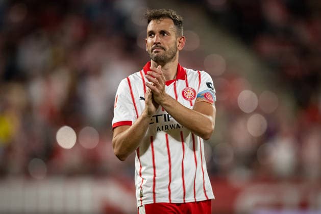 Cristian Stuani Girona FC look dejected during a La Liga EA Sports match between Girona FC and Elche CF at Estadi Municipal de Montilivi in Girona, , Spain, on May 23 2026 Photo by Felipe Mondino Copyright: x@FELIPExMONDINOx