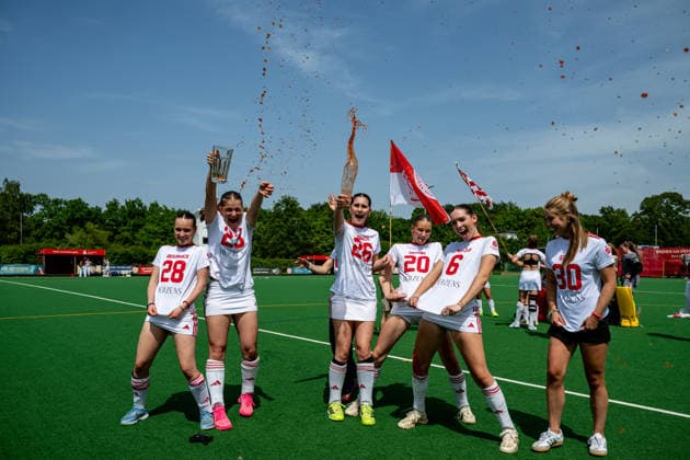 BHC 1 Ladies Club Raffelberg Field Hockey, 2 Playdown Match, 1 Bundesliga, Women Bremen, Germany, 23 05 26 BHC 1 Ladies Club Raffelberg at Bremer Hockey Club e V on 23 05 2026 in Bremen, Germany Photo by Axel Kaste Bremen Bremer Hockey Club e V Free Hanseatic City of Bremen Germany BHC Damen - Raffelberg 3-1 23.5.26 LR-5010