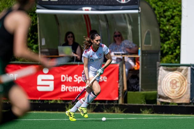 BHC 1 Ladies Club Raffelberg Field Hockey, 2 Playdown Match, 1 Bundesliga, Women Bremen, Germany, 23 05 26 BHC 1 Ladies Club Raffelberg at Bremer Hockey Club e V on 23 05 2026 in Bremen, Germany Photo by Axel Kaste Mia Hasbach, BHC Bremen Bremer Hockey Club e V Free Hanseatic City of Bremen Germany BHC Damen - Raffelberg 3-1 23.5.26 LR-3674