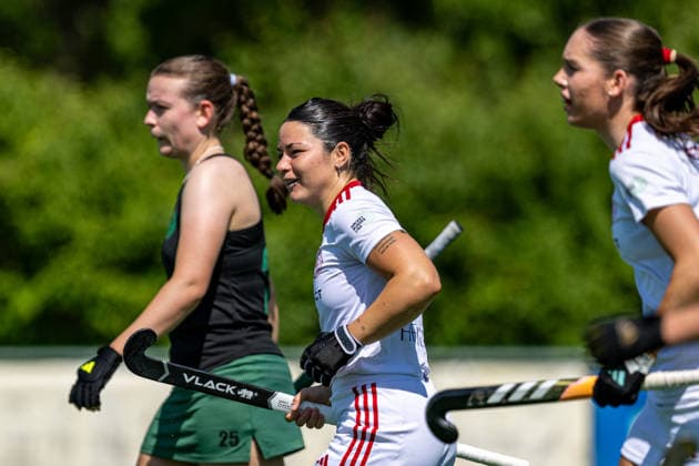 BHC 1 Ladies Club Raffelberg Field Hockey, 2 Playdown Match, 1 Bundesliga, Women Bremen, Germany, 23 05 26 BHC 1 Ladies Club Raffelberg at Bremer Hockey Club e V on 23 05 2026 in Bremen, Germany Photo by Axel Kaste Goal Delfina Granatto BHC Bremen Bremer Hockey Club e V Free Hanseatic City of Bremen Germany BHC Damen - Raffelberg 3-1 23.5.26 LR-3699