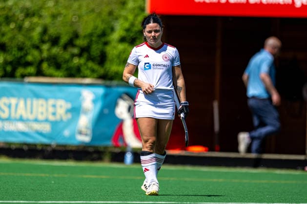 BHC 1 Damen Club Raffelberg Feldhockey, 2 Playdown Spiel, 1 Bundesliga, Frauen Bremen, Germany, 23 05 26 BHC 1 Damen Club Raffelberg im Bremer Hockey Club e V am 23 05 2026 in Bremen, Germany Photo by Axel Kaste Delfina Granatto Bremen Bremer Hockey Club e V Freie Hansestadt Bremen Germany BHC Damen - Raffelberg 3-1 23.5.26 LR-3747