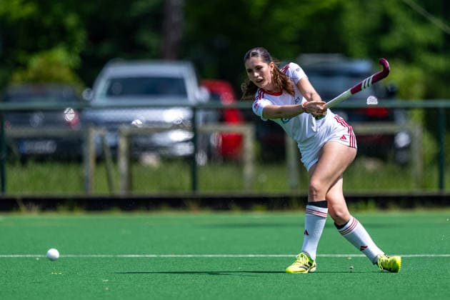BHC 1 Damen Club Raffelberg Feldhockey, 2 Playdown Spiel, 1 Bundesliga, Frauen Bremen, Germany, 23 05 26 BHC 1 Damen Club Raffelberg im Bremer Hockey Club e V am 23 05 2026 in Bremen, Germany Photo by Axel Kaste Mia Hasbach Bremen Bremer Hockey Club e V Freie Hansestadt Bremen Germany BHC Damen - Raffelberg 3-1 23.5.26 LR-3922