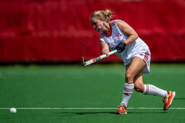 BHC 1 Damen Club Raffelberg Feldhockey, 2 Playdown Spiel, 1 Bundesliga, Frauen Bremen, Germany, 23 05 26 BHC 1 Damen Club Raffelberg im Bremer Hockey Club e V am 23 05 2026 in Bremen, Germany Photo by Axel Kaste Manuela Ghigliotti Bremen Bremer Hockey Club e V Freie Hansestadt Bremen Germany BHC Damen - Raffelberg 3-1 23.5.26 LR-4054