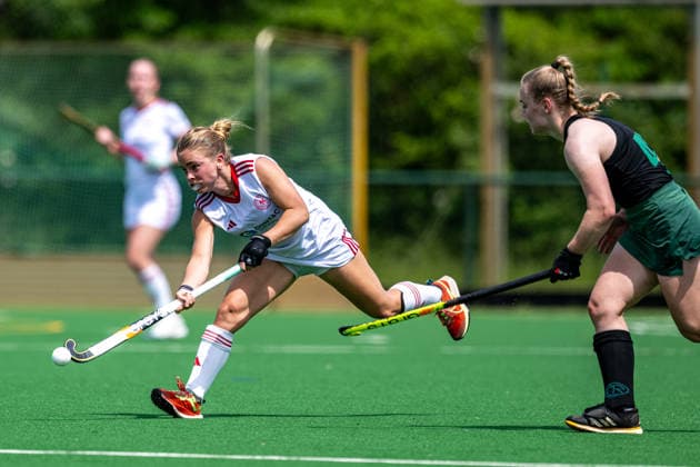 BHC 1 Damen Club Raffelberg Feldhockey, 2 Playdown Spiel, 1 Bundesliga, Frauen Bremen, Germany, 23 05 26 BHC 1 Damen Club Raffelberg im Bremer Hockey Club e V am 23 05 2026 in Bremen, Germany Photo by Axel Kaste Manuela Ghigliotti Bremen Bremer Hockey Club e V Freie Hansestadt Bremen Germany BHC Damen - Raffelberg 3-1 23.5.26 LR-4116