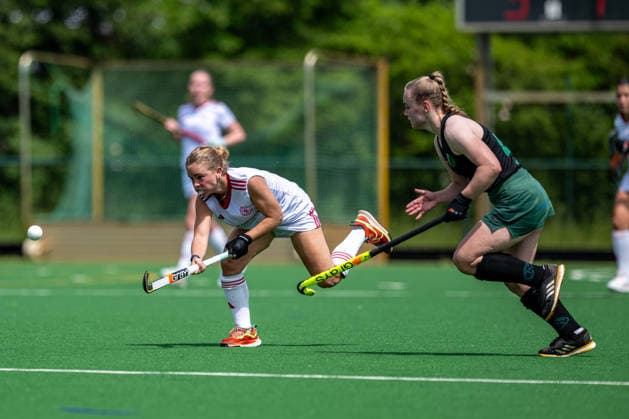 BHC 1 Damen Club Raffelberg Feldhockey, 2 Playdown Spiel, 1 Bundesliga, Frauen Bremen, Germany, 23 05 26 BHC 1 Damen Club Raffelberg im Bremer Hockey Club e V am 23 05 2026 in Bremen, Germany Photo by Axel Kaste Manuela Ghigliotti Bremen Bremer Hockey Club e V Freie Hansestadt Bremen Germany BHC Damen - Raffelberg 3-1 23.5.26 LR-4118