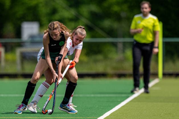 BHC 1 Ladies Club Raffelberg Field Hockey, 2 Playdown Match, 1 Bundesliga, Women Bremen, Germany, 23 05 26 BHC 1 Ladies Club Raffelberg at Bremer Hockey Club e V on 23 05 2026 in Bremen, Germany Photo by Axel Kaste Right Lena Frerichs BHC Bremen Bremer Hockey Club e V Free Hanseatic City of Bremen Germany BHC Damen - Raffelberg 3-1 23.5.26 LR-4123