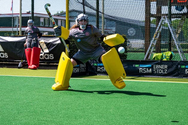BHC 1 Womens Club Raffelberg Field Hockey, 2 Playdown Match, 1 Bundesliga, Women Bremen, Germany, 23 05 26 BHC 1 Womens Club Raffelberg at Bremer Hockey Club e V on 23 05 2026 in Bremen, Germany Photo by Axel Kaste Franziska Hagen, BHC, Goalkeeper Bremen Bremer Hockey Club e V Free Hanseatic City of Bremen Germany BHC Damen - Raffelberg 3-1 23.5.26 LR-4264