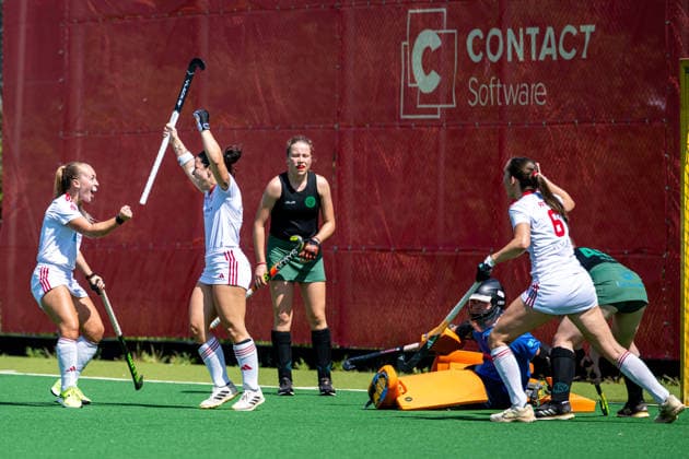 BHC 1 Ladies Club Raffelberg Field Hockey, 2 Playdown Match, 1 Bundesliga, Women Bremen, Germany, 23 05 26 BHC 1 Ladies Club Raffelberg at Bremer Hockey Club e V on 23 05 2026 in Bremen, Germany Photo by Axel Kaste Eckenschlenzer Lena Frerichs, BHC Bremen Bremer Hockey Club e V Freie Hansestadt Bremen Germany BHC Damen - Raffelberg 3-1 23.5.26 LR-4369