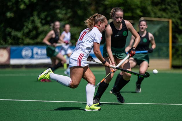 BHC 1 Ladies Club Raffelberg Field Hockey, 2 Playdown Match, 1 Bundesliga, Women Bremen, Germany, 23 05 26 BHC 1 Ladies Club Raffelberg at Bremer Hockey Club e V on 23 05 2026 in Bremen, Germany Photo by Axel Kaste Delfina Gerula Bremen Bremer Hockey Club e V Free Hanseatic City of Bremen Germany BHC Damen - Raffelberg 3-1 23.5.26 LR-4404