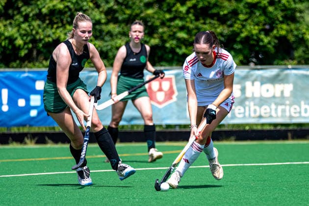 BHC 1 Damen Club Raffelberg Feldhockey, 2 Playdown Spiel, 1 Bundesliga, Frauen Bremen, Germany, 23 05 26 BHC 1 Damen Club Raffelberg im Bremer Hockey Club e V am 23 05 2026 in Bremen, Germany Photo by Axel Kaste Nina Paetzold Bremen Bremer Hockey Club e V Freie Hansestadt Bremen Germany BHC Damen - Raffelberg 3-1 23.5.26 LR-4515