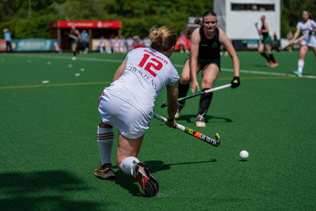 BHC 1 Damen Club Raffelberg Feldhockey, 2 Playdown Spiel, 1 Bundesliga, Frauen Bremen, Germany, 23 05 26 BHC 1 Damen Club Raffelberg im Bremer Hockey Club e V am 23 05 2026 in Bremen, Germany Photo by Axel Kaste Manuela Ghigliotti Bremen Bremer Hockey Club e V Freie Hansestadt Bremen Germany BHC Damen - Raffelberg 3-1 23.5.26 LR-4619
