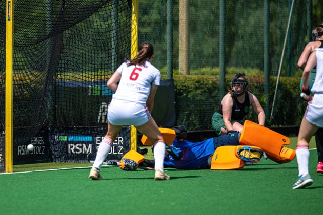 BHC 1 Women Club Raffelberg Field Hockey, 2 Playdown Match, 1 Bundesliga, Women Bremen, Germany, 23 05 26 BHC 1 Women Club Raffelberg at Bremer Hockey Club e V on 23 05 2026 in Bremen, Germany Photo by Axel Kaste Goal BHC Bremen Bremer Hockey Club e V Free Hanseatic City of Bremen Germany BHC Damen - Raffelberg 3-1 23.5.26 LR-4638