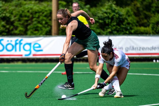 BHC 1 Ladies Club Raffelberg Field Hockey, 2 Playdown Match, 1 Bundesliga, Women Bremen, Germany, 23 05 26 BHC 1 Ladies Club Raffelberg at Bremer Hockey Club e V on 23 05 2026 in Bremen, Germany Photo by Axel Kaste Delfina Gerula Bremen Bremer Hockey Club e V Free Hanseatic City of Bremen Germany BHC Damen - Raffelberg 3-1 23.5.26 LR-4813
