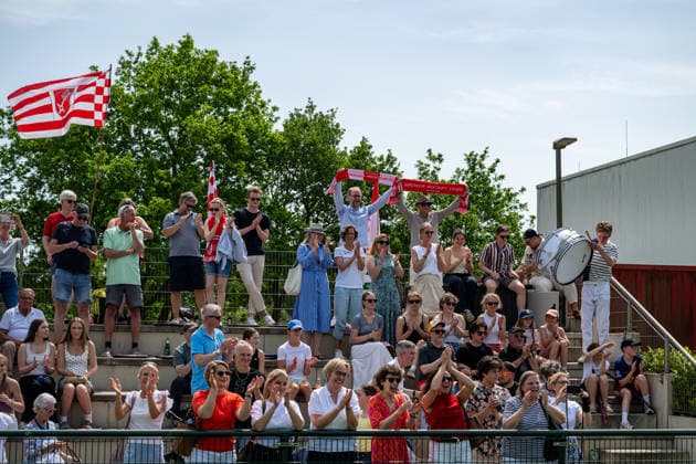 BHC 1 Damen Club Raffelberg Feldhockey, 2 Playdown Spiel, 1 Bundesliga, Frauen Bremen, Deutschland, 23 05 26 BHC 1 Damen Club Raffelberg im Bremer Hockey Club e V am 23 05 2026 in Bremen, Deutschland Foto von Axel Kaste Sieg, Freude, Jubel, BHC Team spielt nächste Saison 1 Bundesliga Bremen Bremer Hockey Club e V Freie Hansestadt Bremen Deutschland BHC Damen - Raffelberg 3-1 23.5.26 LR-4910