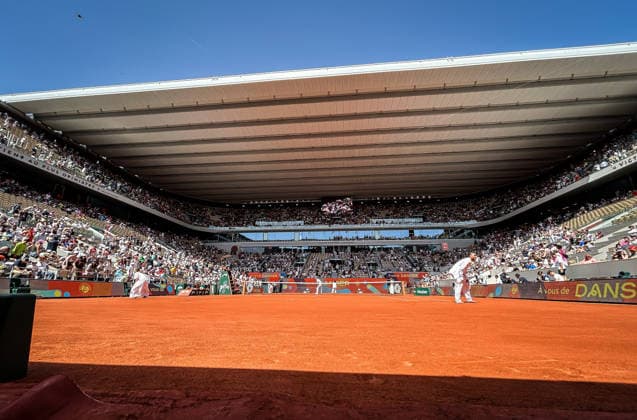 May 23, 2026, Paris, France, France: General view of Court Philippe Chatrier during the Roland-Garros 2026, French Open 2026, Grand Slam tennis tournament at Roland-Garros Stadium on May 23, 2026 in Paris, France. Roland Garros 2026  - ZUMAm308 20260523_zsp_m308_048 Copyright: xMatthieuxMirvillex