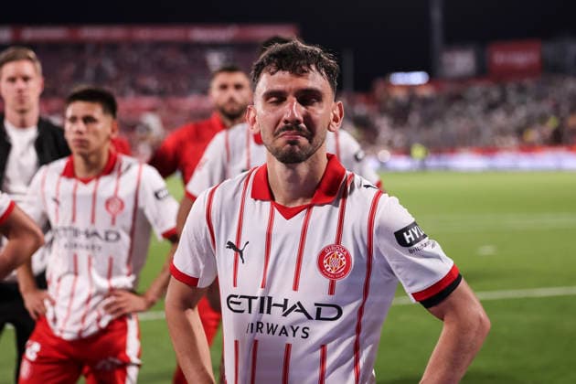 May 23, 2026, Girona, Girona, SPAIN: Ivan Martin of Girona FC dejected following the team s relegation after the Spanish league, LaLiga EA Sports, football match played between Girona FC and Elche CF at Montilivi stadium on May 23, 2026 in Girona, Spain. Girona FC V Elche CF - LaLiga EA Sports  - ZUMAa181 20260523_zaa_a181_331 Copyright: xJavierxBorregox