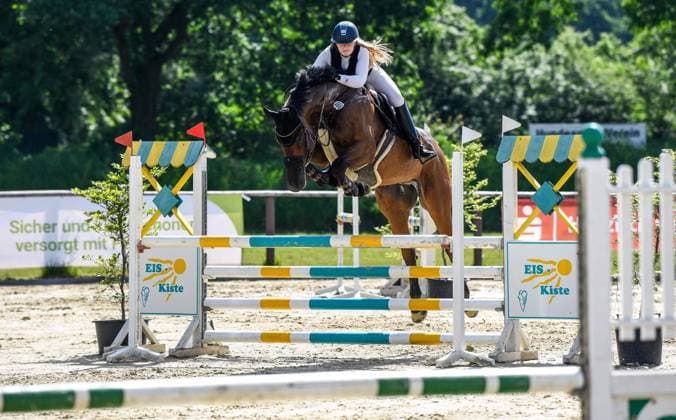 Equestrian sport, Whitsun tournament, Voerde riding club, show jumping