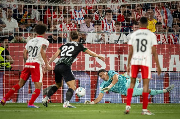IPA85015931 - during a La Liga EA Sports match between Girona FC and Elche CF at Estadi Municipal de Montilivi in Girona, , Spain, on May 23, 2026. Photo by Felipe Mondino  Copyright: xFelipexMondino IPAxSportx xx 85015931
