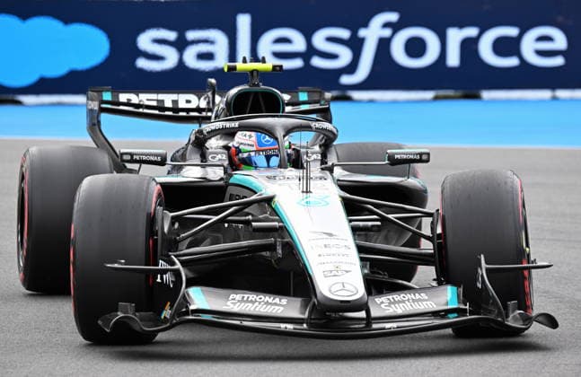 May 23, 2026, Montreal, Qc, CANADA: Mercedes driver Kimi Antonelli, of Italy, drives during qualifying at the Formula One auto racing Canadian Grand Prix in Montrealon Saturday, May 23, 2026 Canada News - May 23, 2026  - ZUMAc35_ 20260523_zaf_c35_113 Copyright: xJacquesxBoissinotx