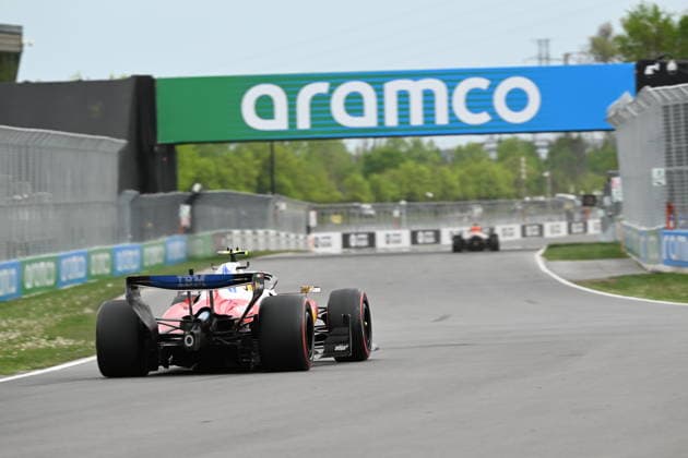RECORD DATE NOT STATED 23rd May 2026; Circuit Gilles Villeneuve, Montreal, Quebec, Canada; 2026 FIA Formula 1 Canadian Grand Prix, Qualifying; Lewis Hamilton (44) of Great Britain and Scuderia Ferrari HP exit turn 10 XavierxLeFrancois