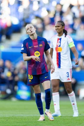 OSLO, NORWAY - MAY 23: Caroline Graham Hansen of Barcelona are seen during the UEFA Womens Champions League final match between Barcelona and OL Lyonnes at Ullevaal Stadium on May 23, 2026 in Oslo, Norway. (Photo by Ane Frosaker Sports Press Photo)  Copyright: xAnexFrosakerx xSPPx Sportspressphoto_153069