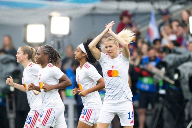 OSLO, NORWAY - MAY 23: Ada Hegerberg of OL Lyonnes are seen during warm-up at the UEFA Womens Champions League final match between Barcelona and OL Lyonnes at Ullevaal Stadium on May 23, 2026 in Oslo, Norway. (Photo by Ane Frosaker Sports Press Photo)  Copyright: xAnexFrosakerx xSPPx Sportspressphoto_153076