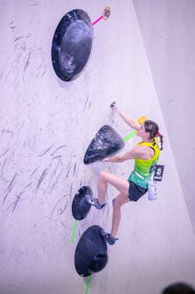 23 05 2026 Climbing Bouldering World Climbing Series Bern 2026 Final Women Oceania Mackenzie AUS Bern Bern Expo Switzerland