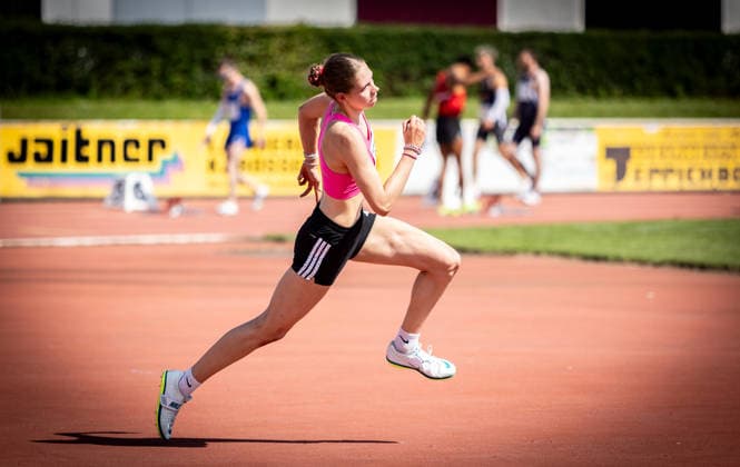 B S Kurpfalz Gala Weinheim, 23 05 2026 Dorothea Gantert GER SpVg Laatzen in the womens high jump B S Kurpfalz Gala on 23 05 2026 at the Sepp Herberger Stadium in Weinheim Baden Württemberg Copyright: xBEAUTIFULxSPORTS R.xSchmittx