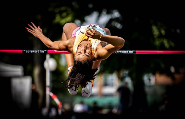 B S Kurpfalz Gala Weinheim, 23 05 2026 Ella Obeta GER LG Nord Berlin in the womens high jump B S Kurpfalz Gala on 23 05 2026 at the Sepp Herberger Stadium in Weinheim Baden Württemberg Copyright: xBEAUTIFULxSPORTS R.xSchmittx