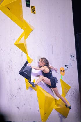 23 05 2026 Climbing Bouldering World Climbing Series Bern 2026 Final Women Annie Sanders USA Bern Bern Expo Switzerland