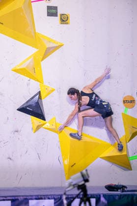 23 05 2026 Climbing Bouldering World Climbing Series Bern 2026 Final Women Brooke Raboutou USA Bern Bern Expo Switzerland