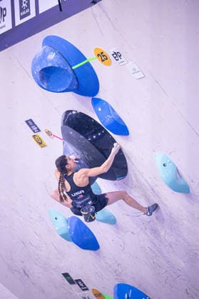23 05 2026 Climbing Bouldering World Climbing Series Bern 2026 Final Women Brooke Raboutou USA Bern Bern Expo Switzerland