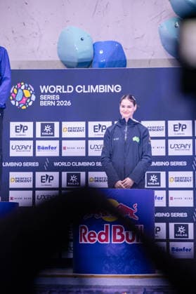 23 05 2026 Climbing Bouldering World Climbing Series Bern 2026 Final Women Oceania Mackenzie AUS Bern Bern Expo Switzerland