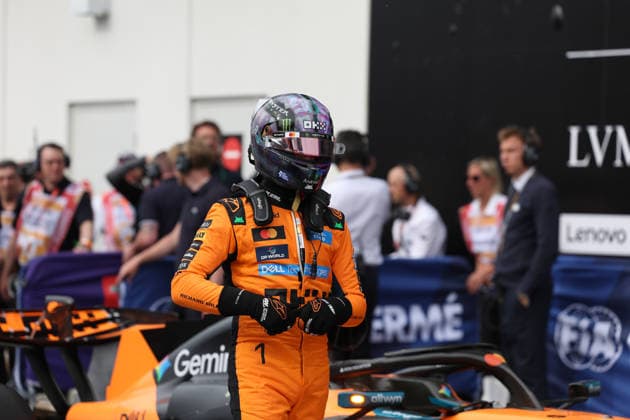 RECORD DATE NOT STATED 23rd May 2026; Circuit Gilles Villeneuve, Montreal, Quebec, Canada; 2026 FIA Formula 1 Canadian Grand Prix, Qualifying; Lando Norris (1) of Great Britain and McLaren Mastercard F1 Team after Qualifying ArtxVega