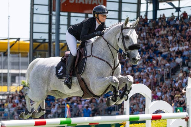 274 Erynn Ballard on Fave D Authuit (CAN) during the TSCHIO 2026 (CHIO 2026) - 2nd Qualifier Rolex Grand Prix - CSI5* - Jumping competition with jump-off at the Allianz Park in Aachen, Germany  Copyright: xMartinxPitschx xSPPx Sportspressphoto_153257