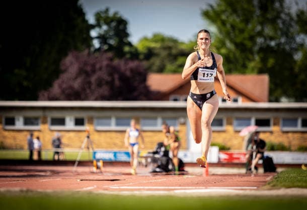 B S Kurpfalz Gala Weinheim, 23 05 2026 Merle Homeier GER Hannover 96 in the womens long jump B S Kurpfalz Gala on 23 05 2026 at the Sepp Herberger Stadium in Weinheim Baden Württemberg Copyright: xBEAUTIFULxSPORTS R.xSchmittx