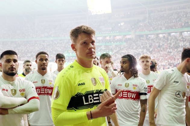 23.05.26 DFB-Pokal Finale 2026 FC Bayern München - VfB Stuttgart Deutschland, Berlin, 23.05.2026, Fussball, Saison 2025 2026, DFB-Pokal Finale 2026 Berlin, FC Bayern München - VfB Stuttgart: Alexander Nübel (VfB Stuttgart). *** 23 05 26 DFB Pokal Final 2026 FC Bayern Munich VfB Stuttgart Germany, Berlin, 23 05 2026, Football, Season 2025 2026, DFB Pokal Final 2026 Berlin, FC Bayern Munich VfB Stuttgart Alexander Nübel VfB Stuttgart
