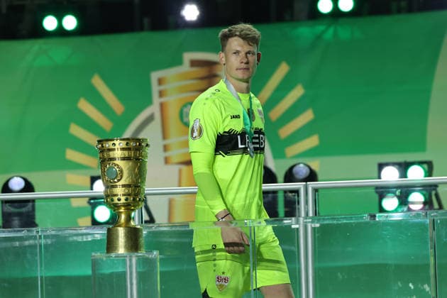 23 05 26 DFB Pokal Final 2026 FC Bayern Munich VfB Stuttgart Germany, Berlin, 23 05 2026, Football, Season 2025 2026, DFB Pokal Final 2026 Berlin, FC Bayern Munich VfB Stuttgart Alexander Nübel, VfB
